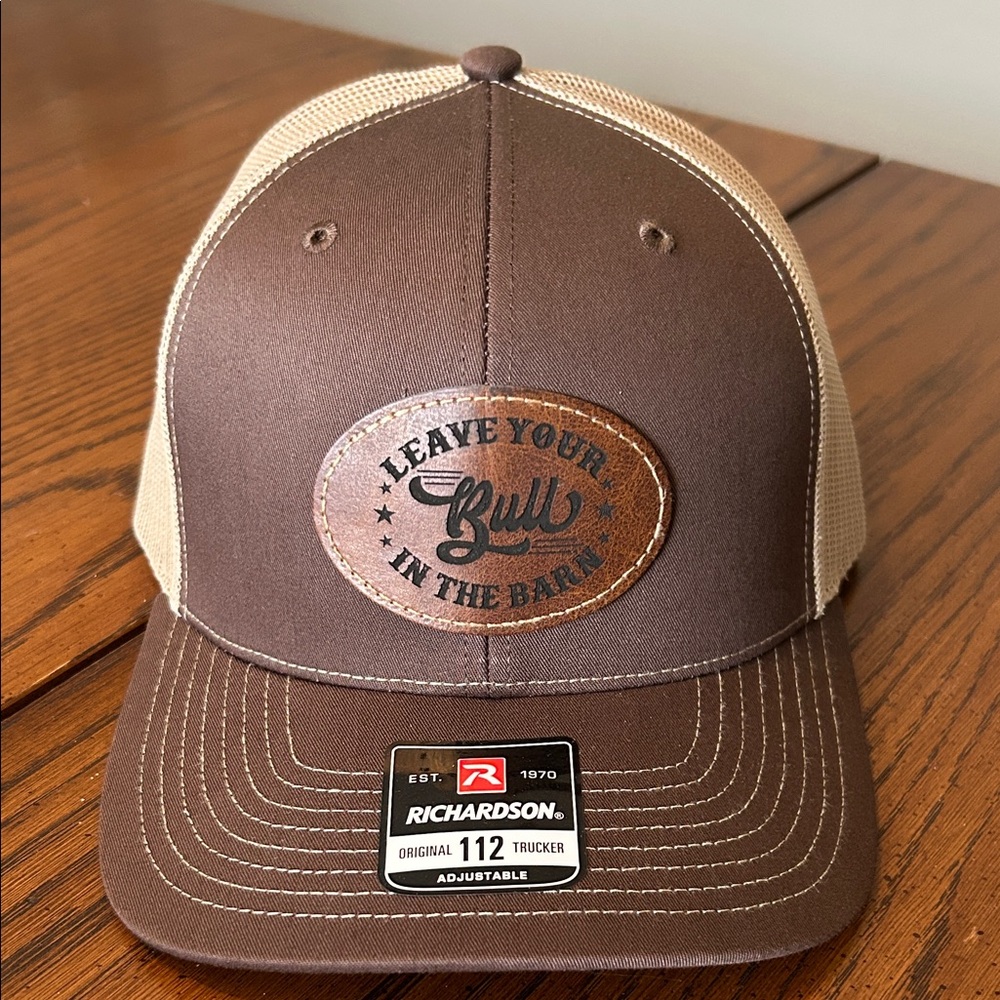 Brown and Tan Richardson 112 Trucker Hat